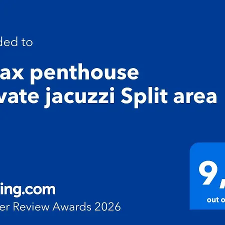 Luxury Mountain View Escape With Private Jacuzzi Split Area * Žrnovnica